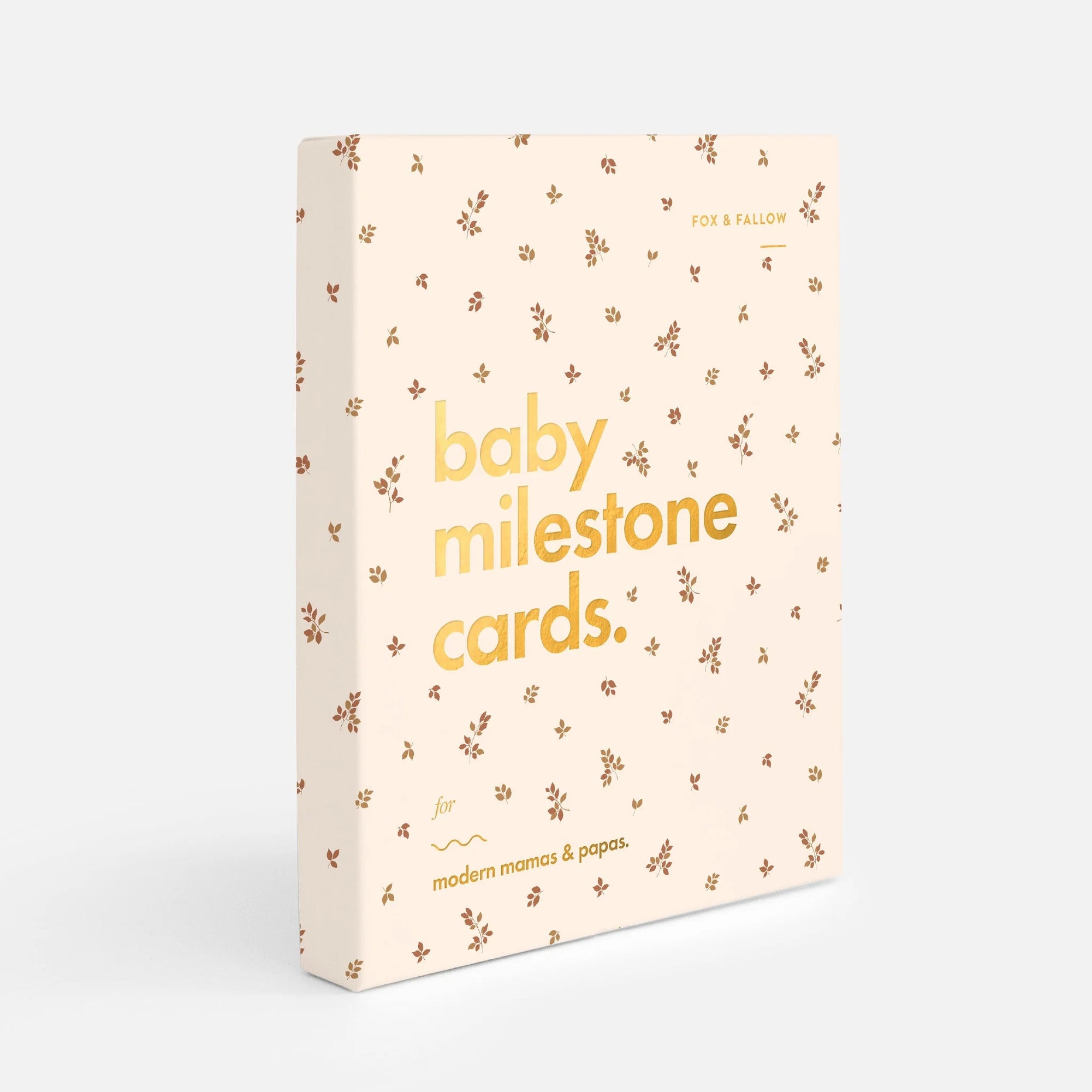 FOX & FALLOW BABY MILESTONE CARDS: BRODERIE