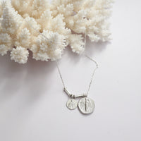 CLEOPATRA'S BLING ANGELUS NECKLACE: SILVER