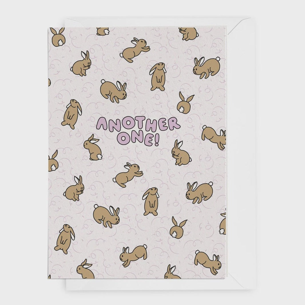 HP ANOTHER ONE LIKE RABBITS GREETING CARD