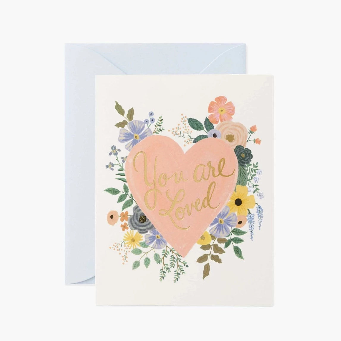 RIFLE PAPER CO YOU ARE LOVED: HEART CARD