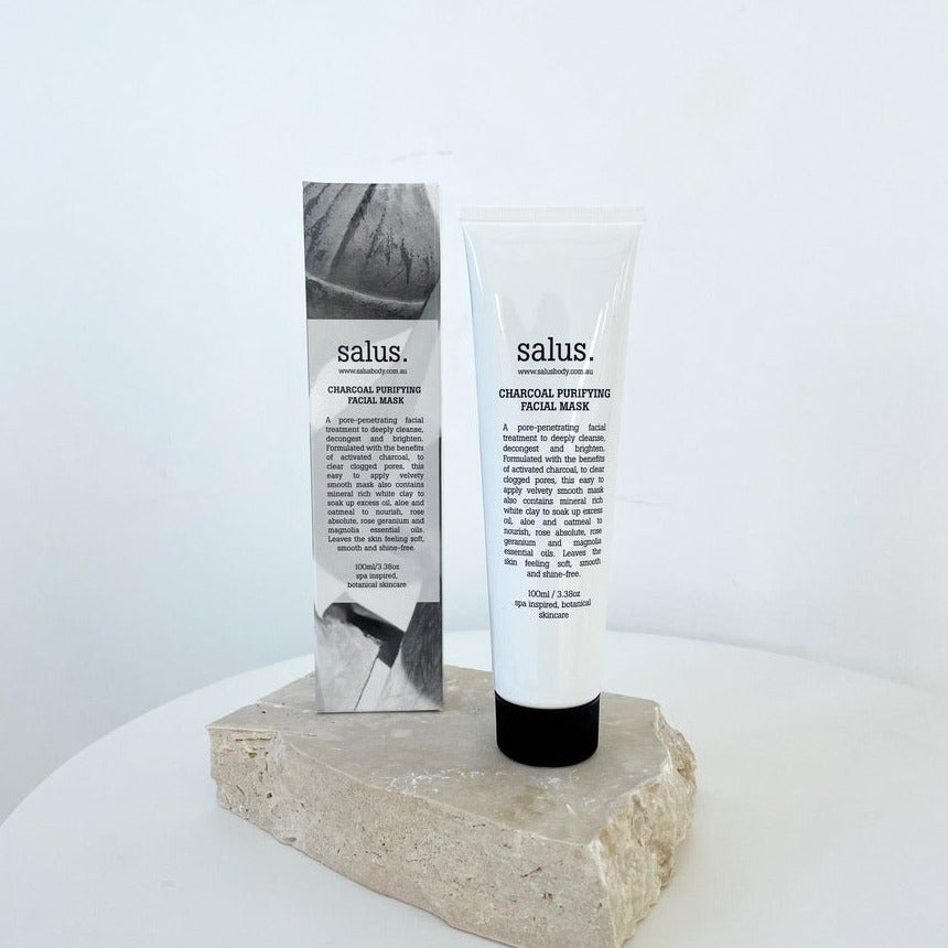 SALUS CHARCOAL PURIFYING FACE MASK