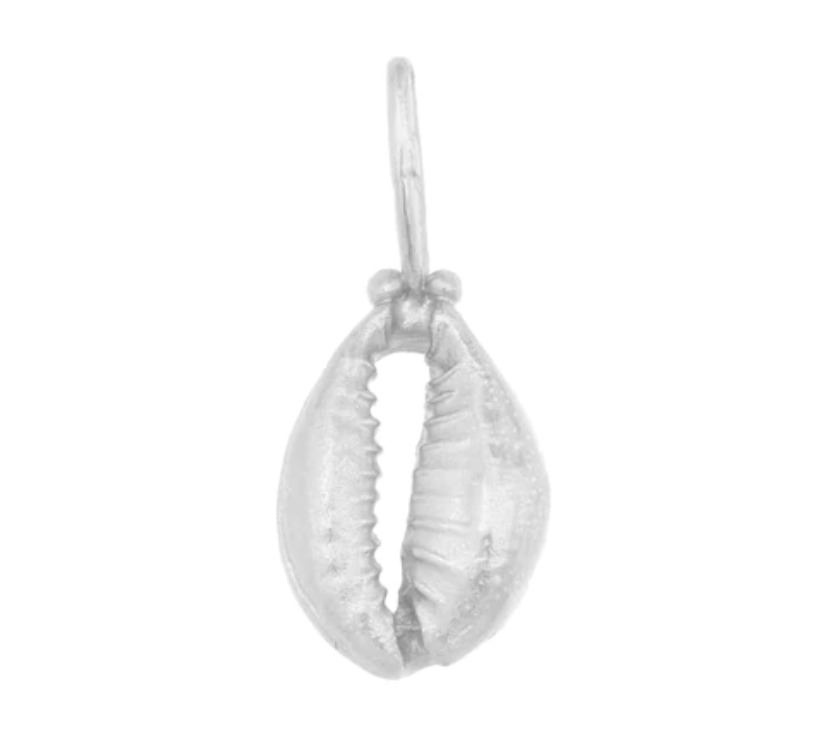 CLEOPATRA'S BLING COWRY NECKLACE: SILVER