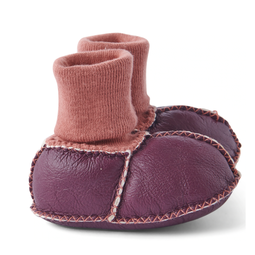 KIP & CO BABY BOOTS: BEETROOT