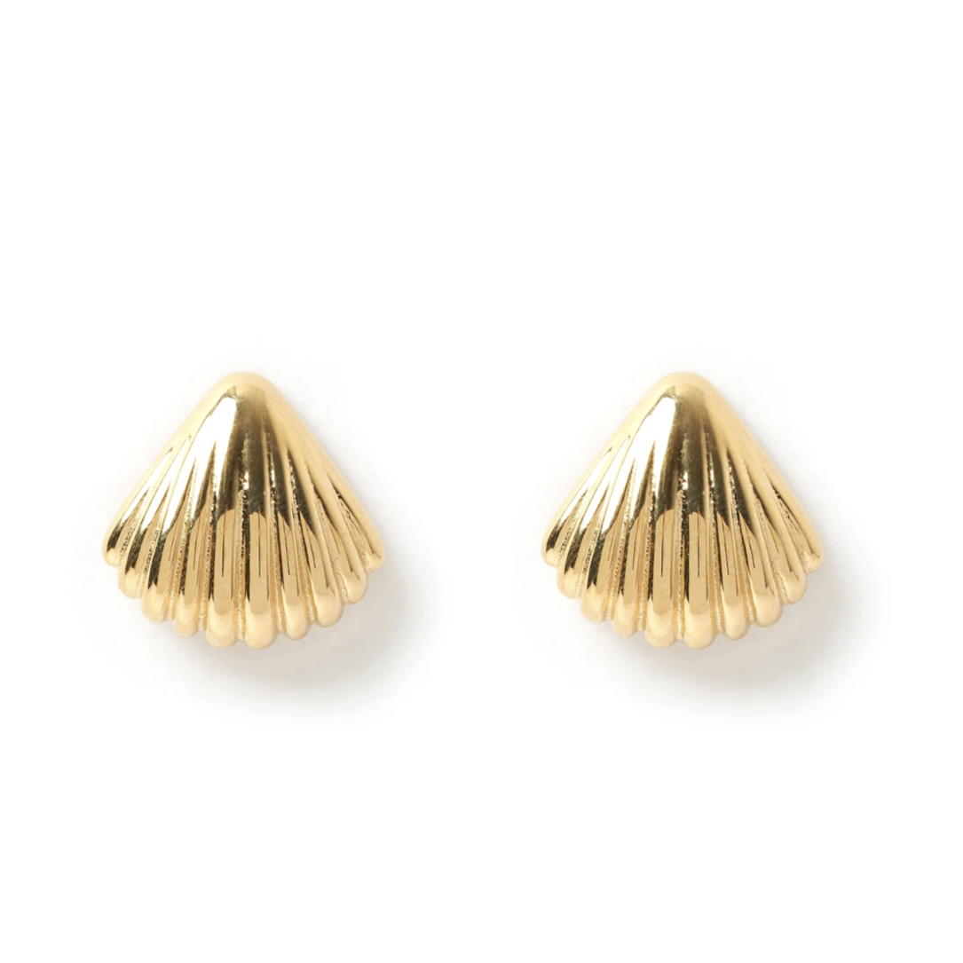ARMS OF EVE PERLA GOLD SHELL EARRING