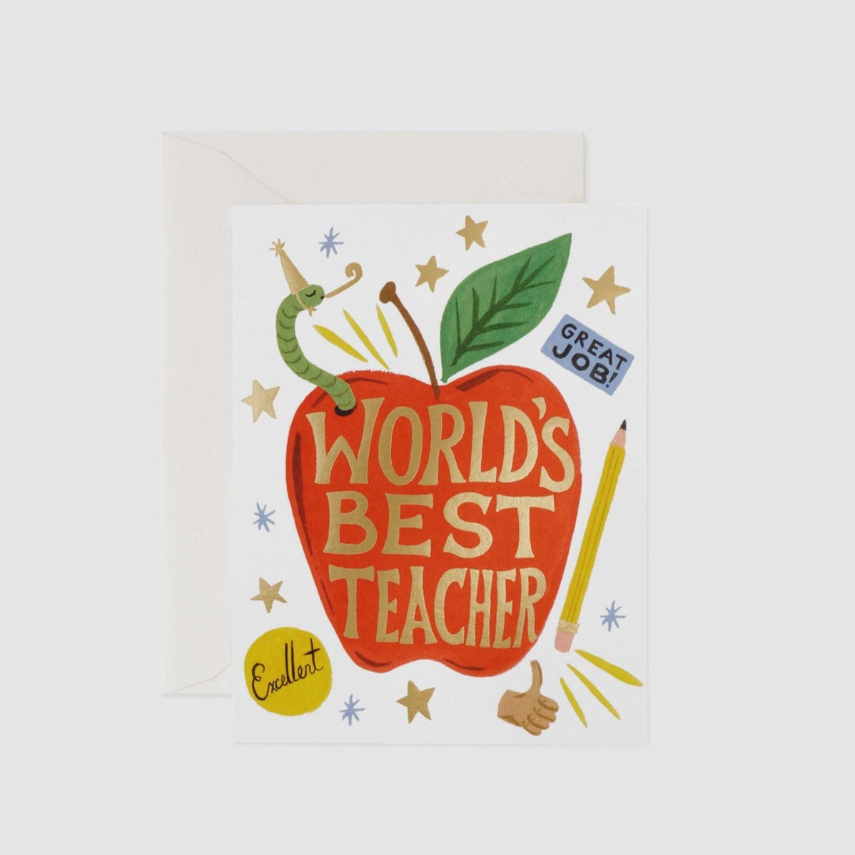 RIFLE WORLDS BEST TEACHER CARD