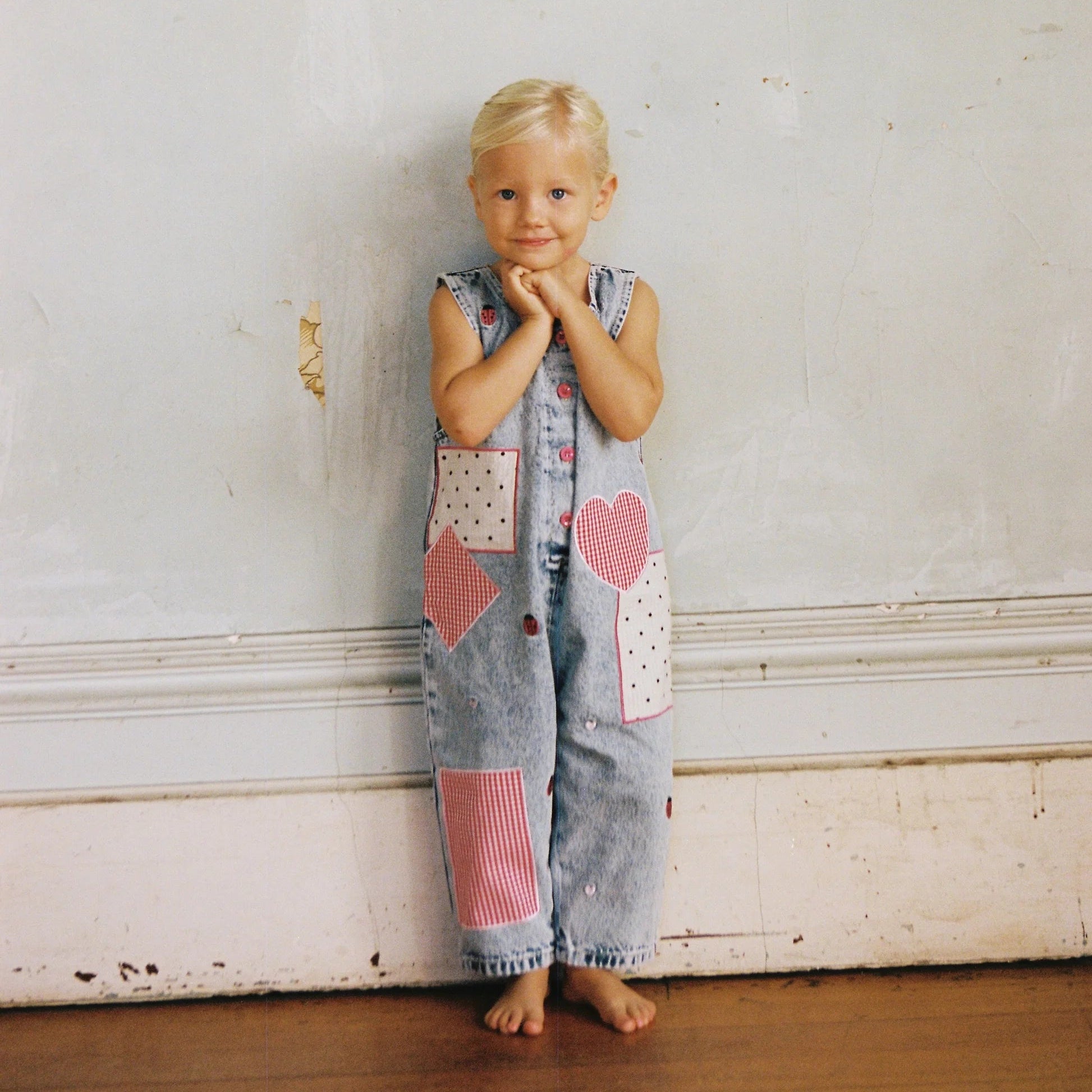 JUNI JNR CHARLIE OVERALLS: LOVEBUG