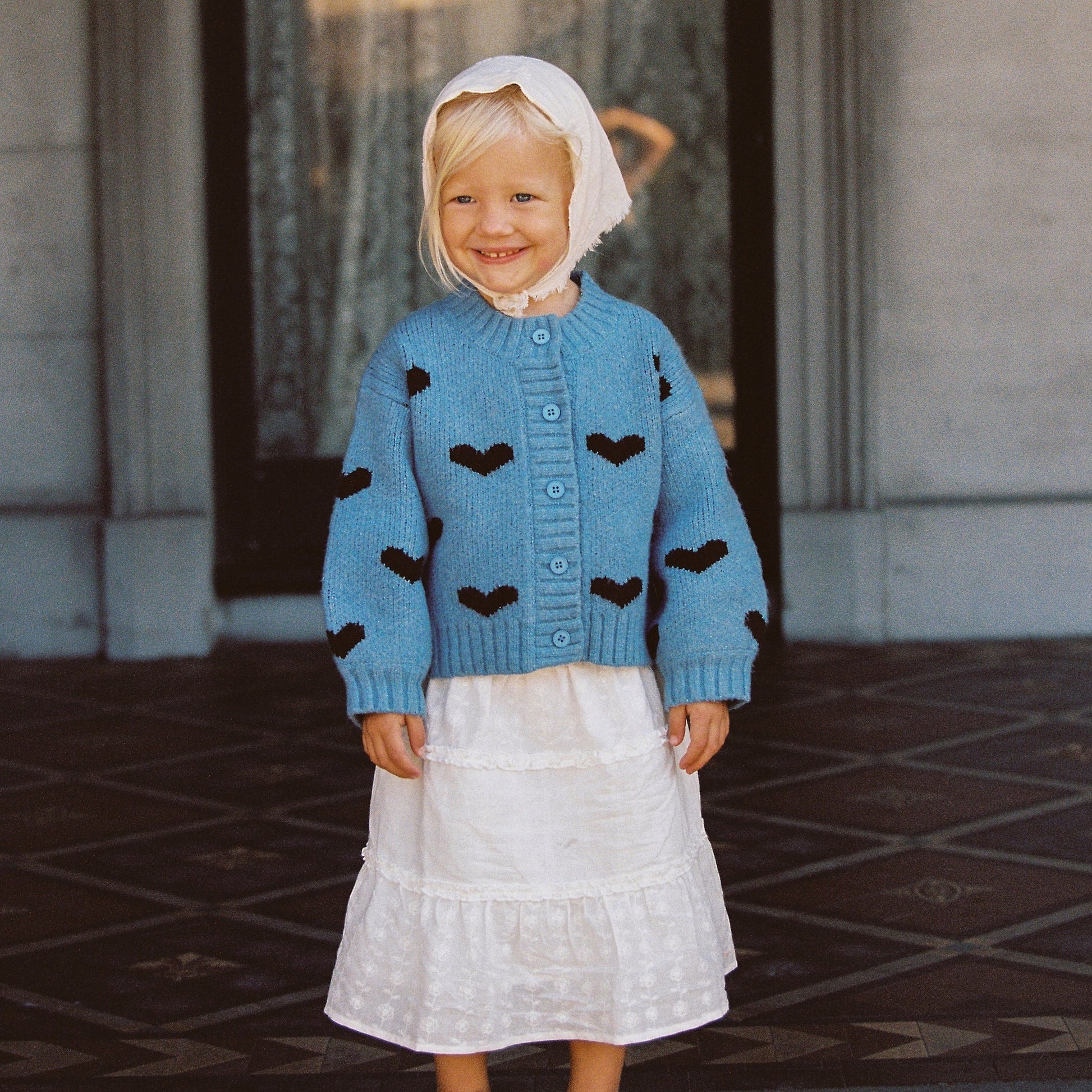 JUNI JNR SWEETHEART CARDIGAN