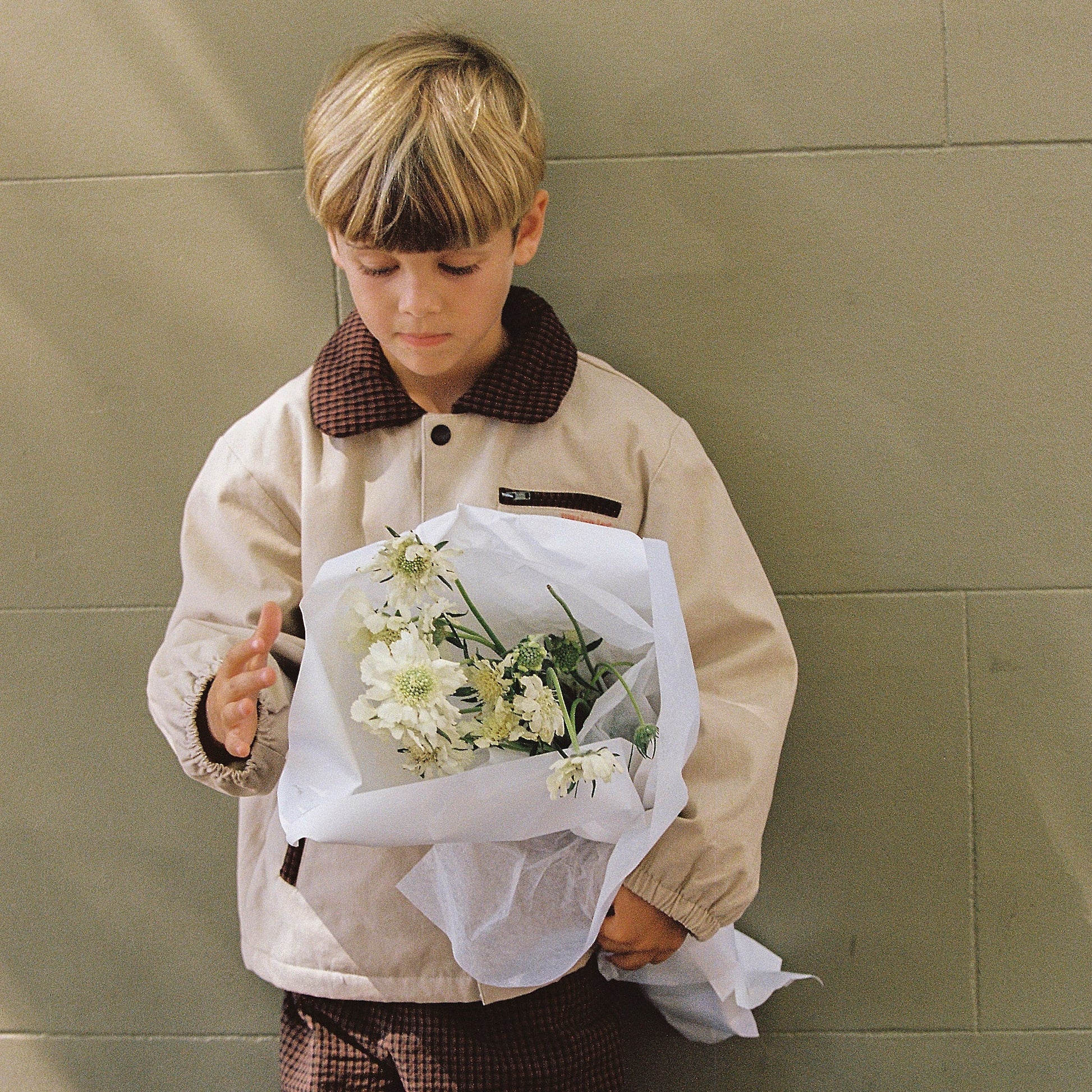 JUNI JNR ROCKY PADDED JACKET: BISCUIT