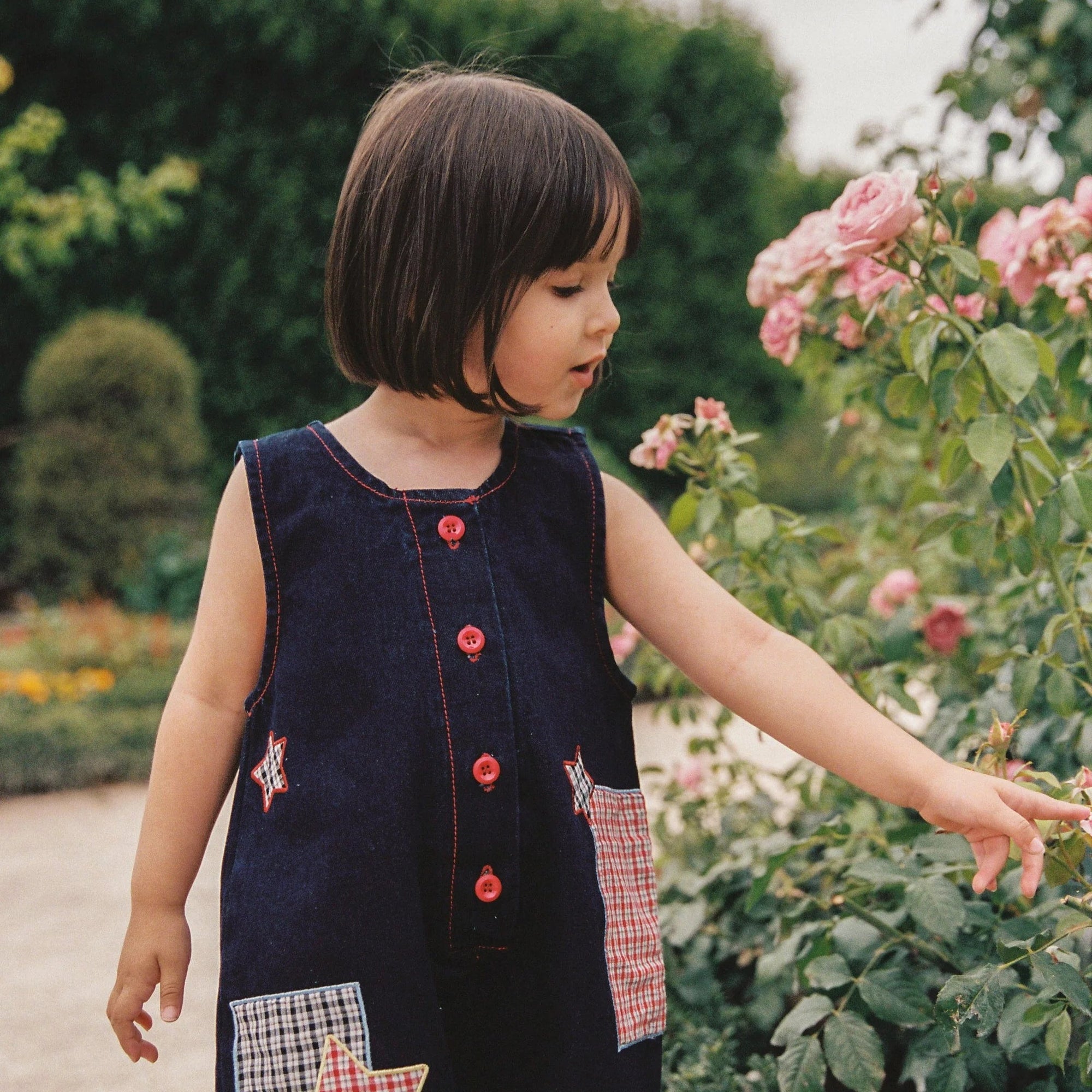 JUNI FRANKY ROMPER: INDIGO