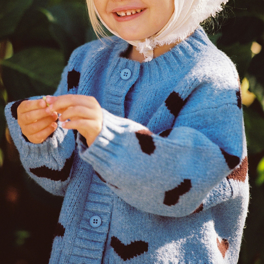JUNI JNR SWEETHEART CARDIGAN