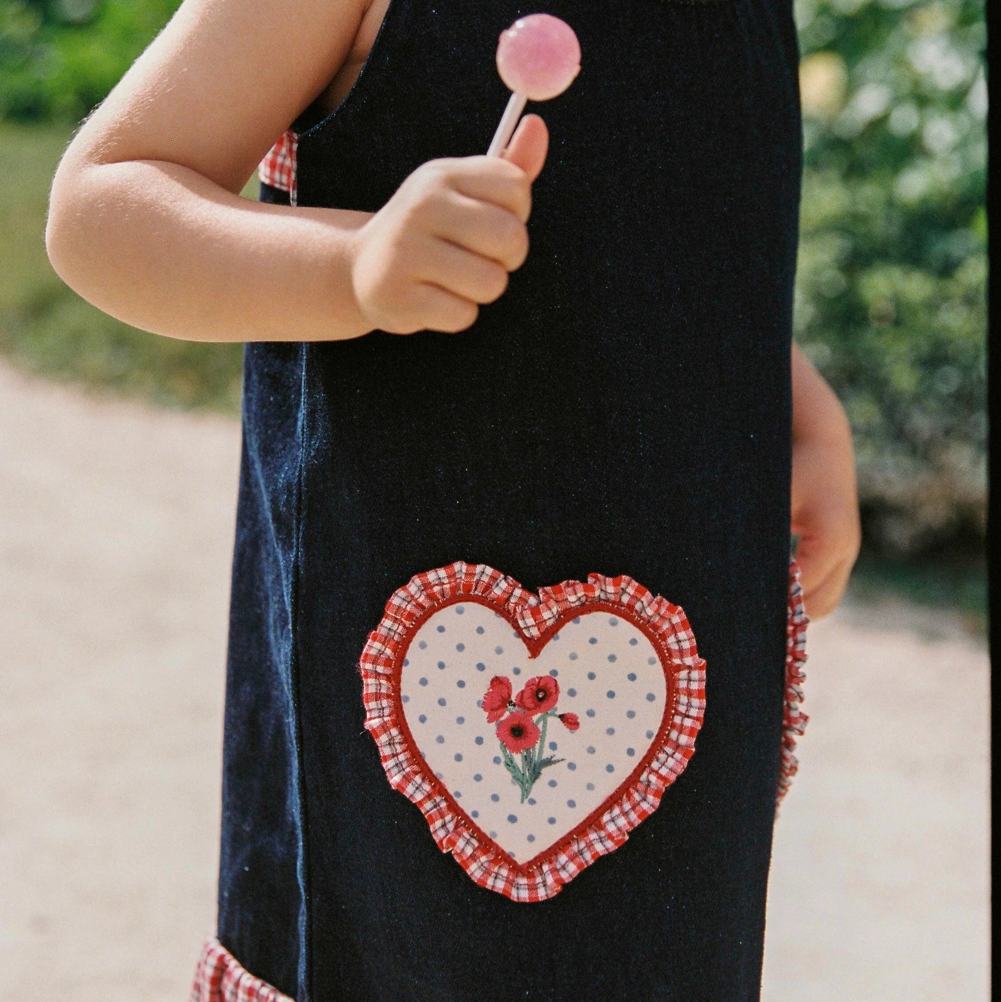 JUNI POLLY DRESS: INDIGO