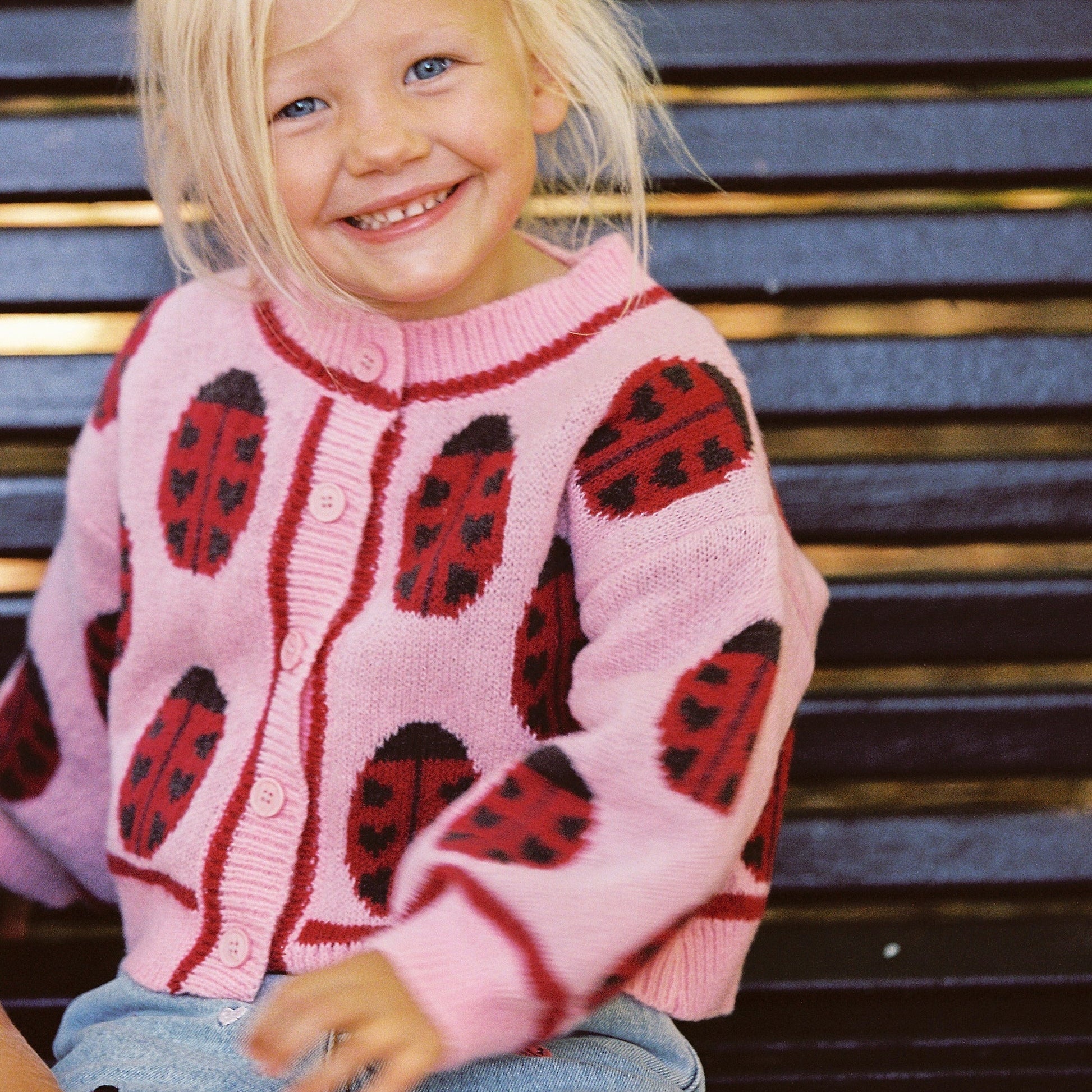 JUNI JNR LOVEBUG CARDIGAN