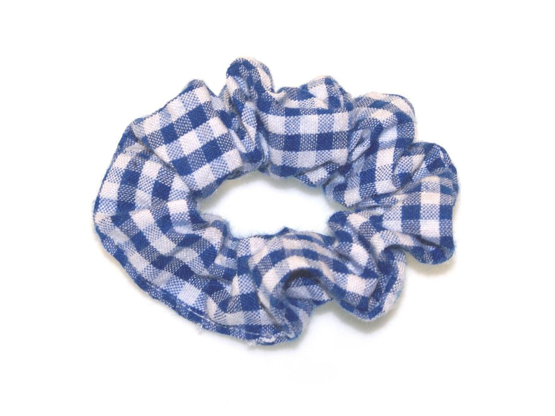 GOODY GUMDROPS GINGHAM SCRUNCHIE: NAVY