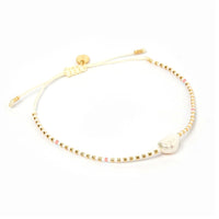 ARMS OF EVE CHARLOTTE BRACELET: WHITE + PINK