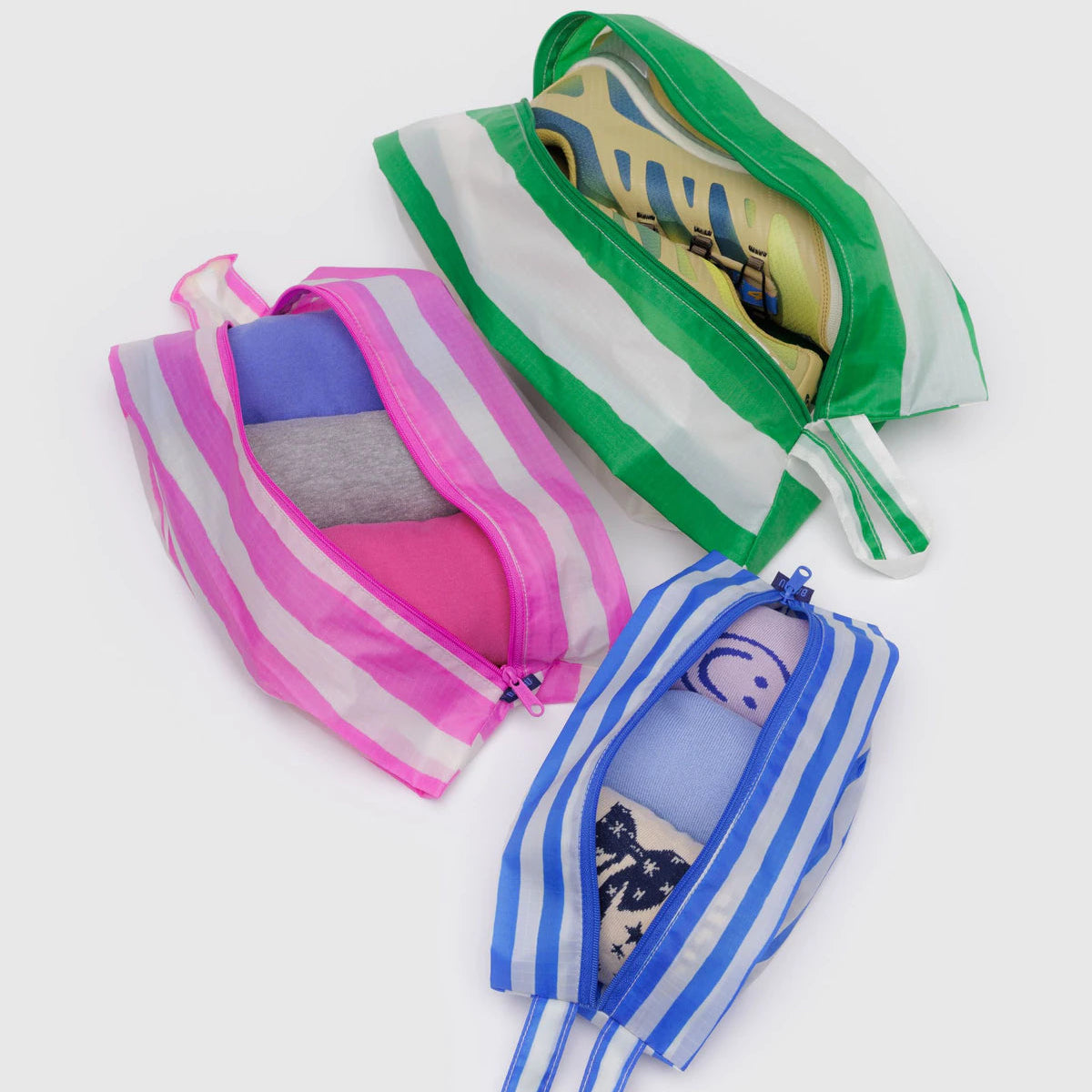 BAGGU 3D ZIP SET: PAINTED STRIPE
