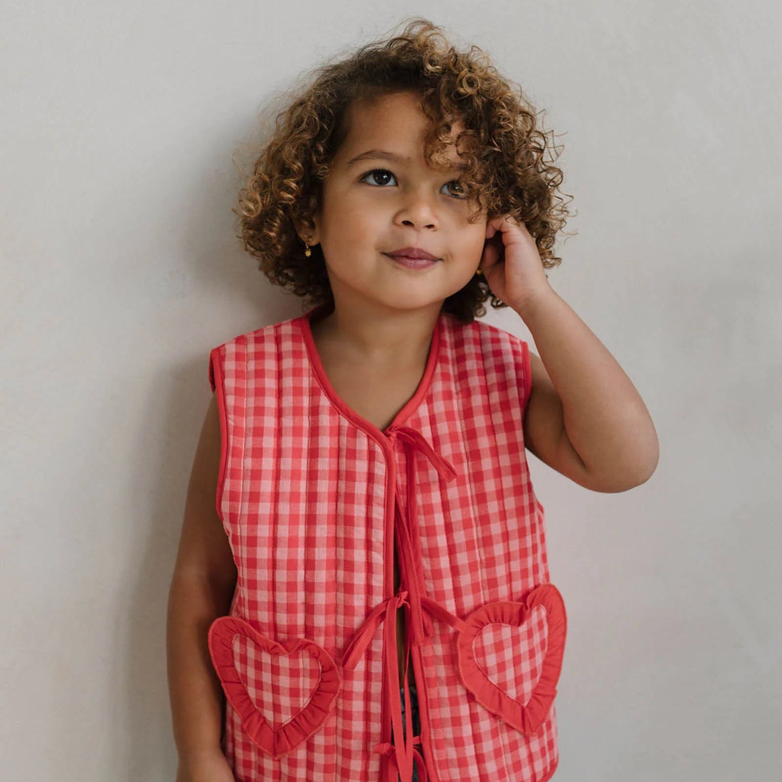 WALNUT MELBOURNE AURORA VEST: LOVE CHECK