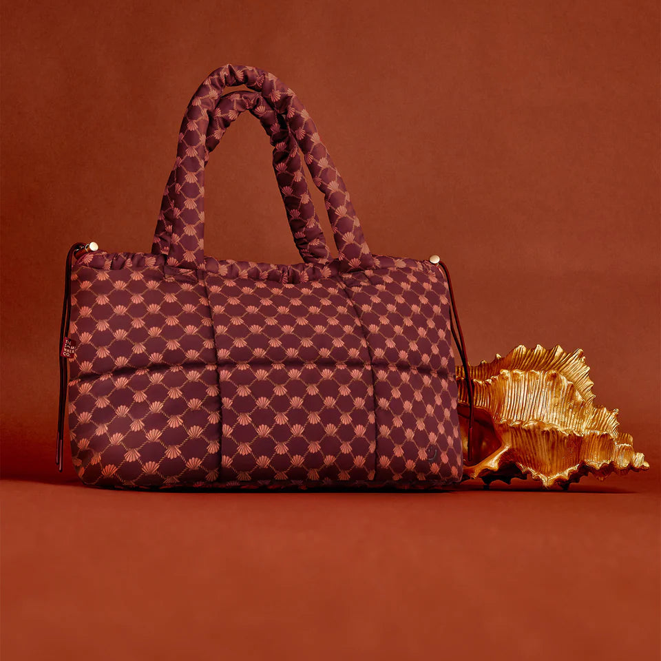 THE SOMEWHERE CO MARSHMALLOW MIDI TOTE: KEEPSAKES