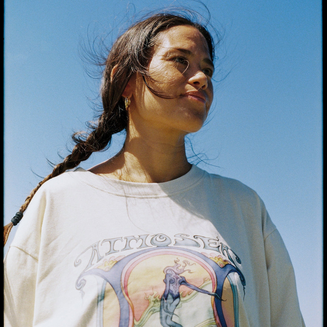 ATMOSEA ARTIST L/S TEE: SALINE SHRINE BY ANGIE SAMBLOTTE