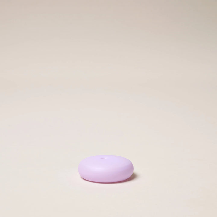 GENTLE HABITS FROSTED GLASS SMALL INCENSE HOLDER: LILAC