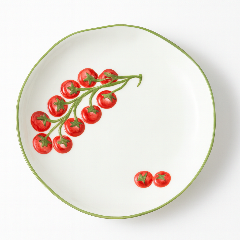 POMODORO CERAMIC PLATE: SMALL