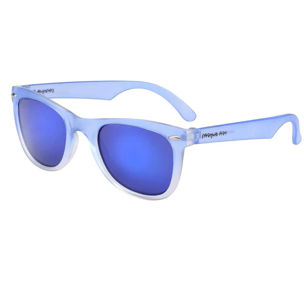 FRANKIE RAY KIDS SUNGLASSES: GADGET / MATTE BLUE WITH BLUE MIRROR LENS