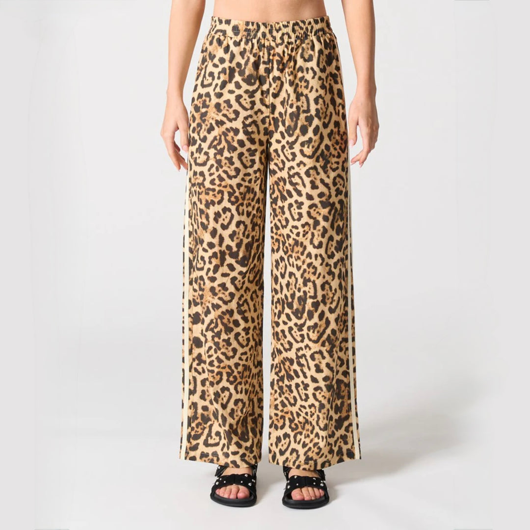 WALNUT MELBOURNE MADRID PANT: LEOPARD