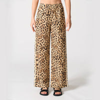 WALNUT MELBOURNE MADRID PANT: LEOPARD