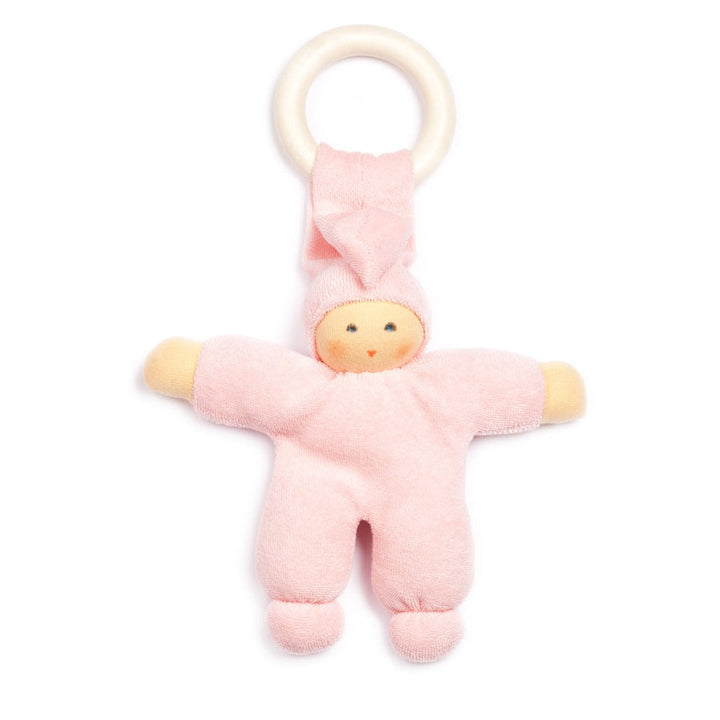 NANCHEN NATUR PIMPEL DOLL WITH RING: PINK