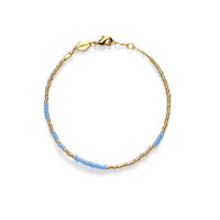 ANNI LU ASYM BRACELET: LIGHT BLUE