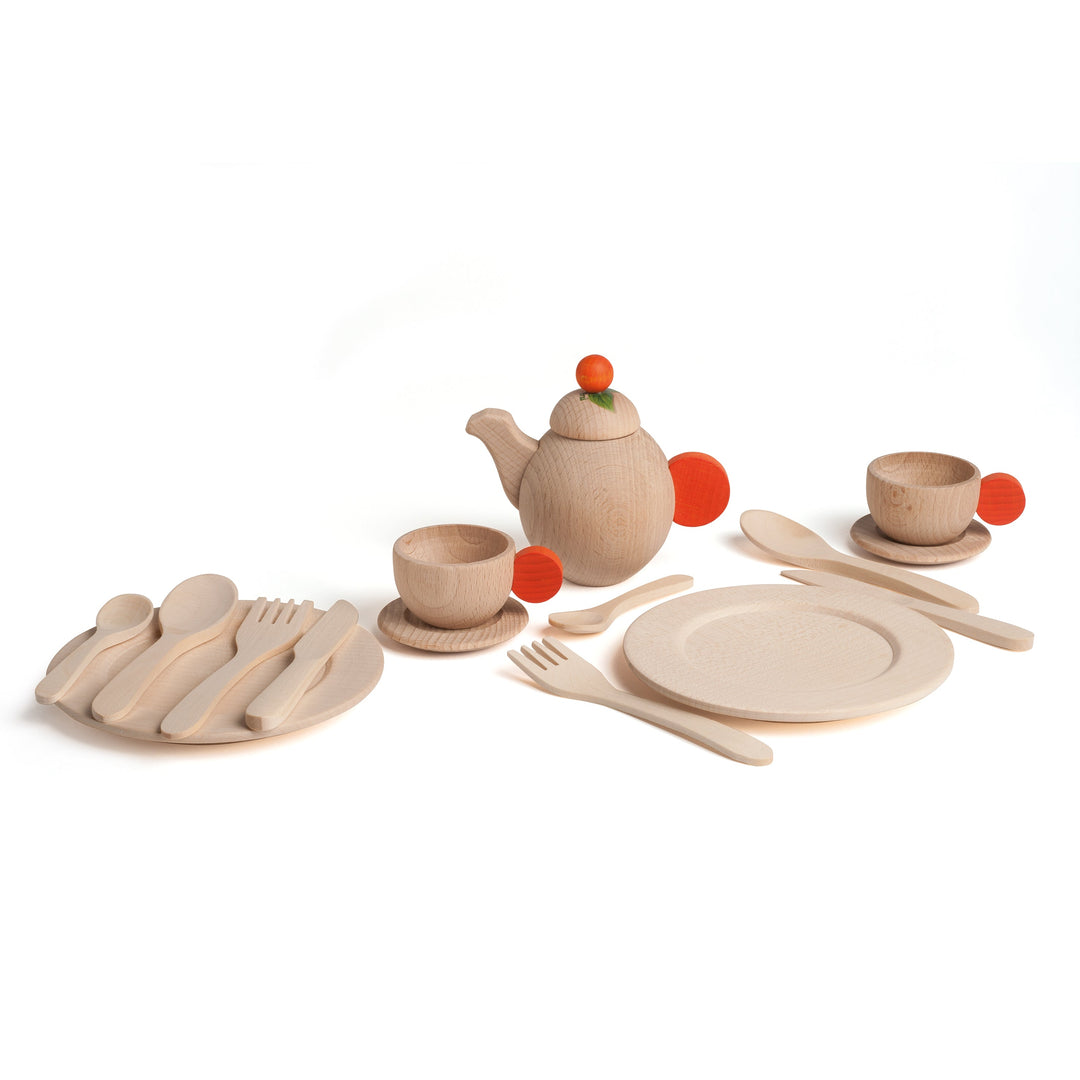 ERZI CROCKERY SET: NATURAL