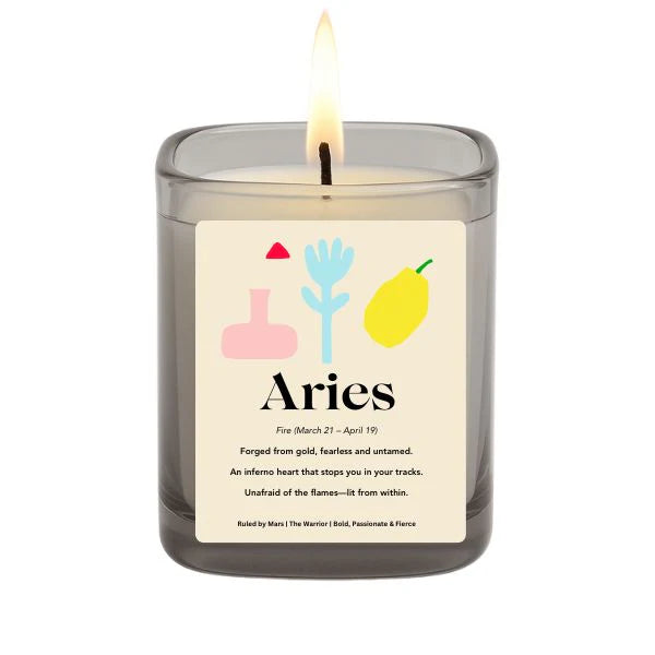 DAMSELFLY LUXE ZODIAC CANDLE: ARIES