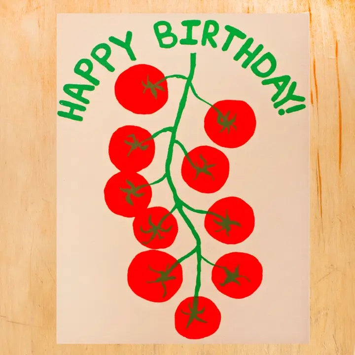 ALPHABET STUDIOS BIRTHDAY TOMATOES CARD