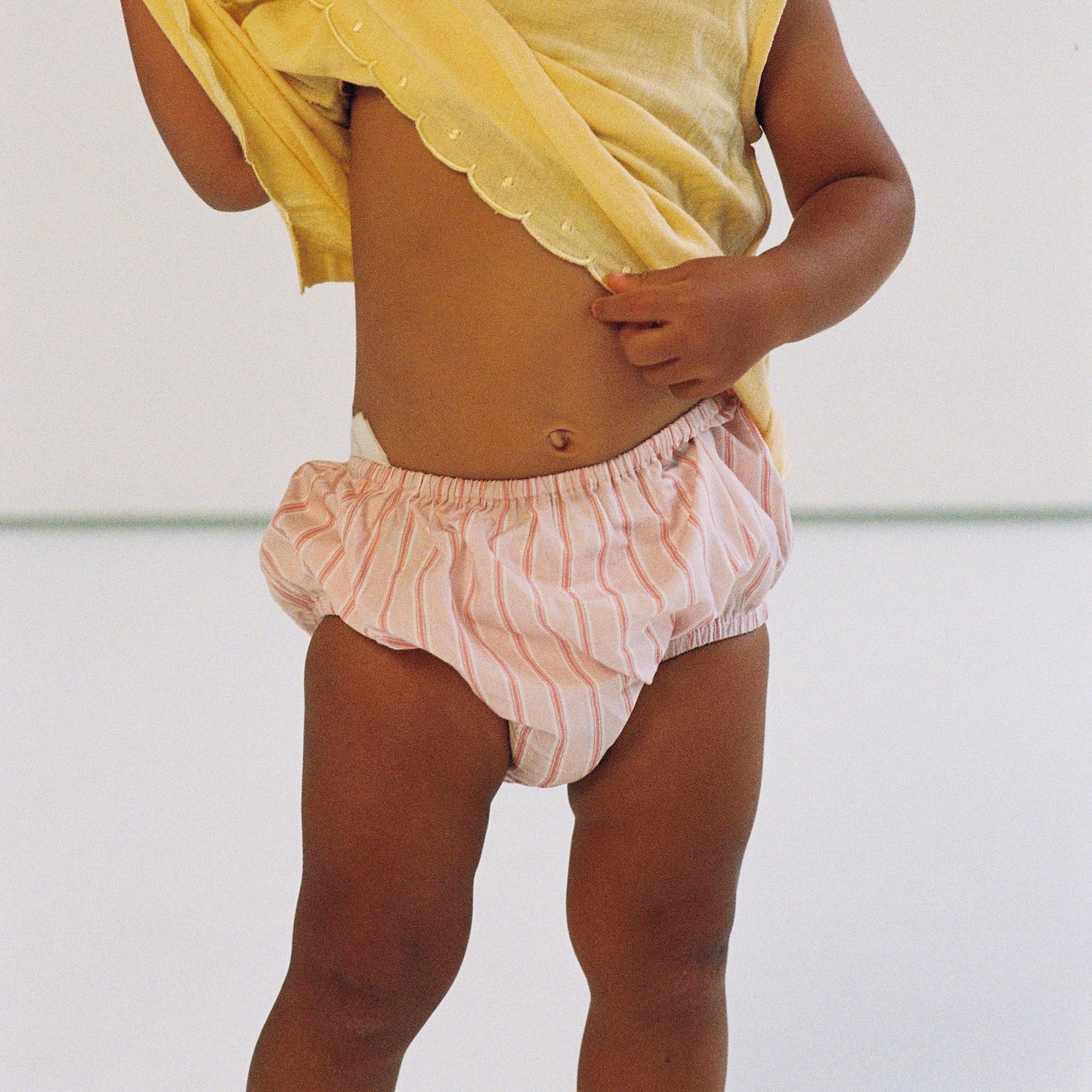 ILLOURA THE LABEL VALI BLOOMER: PINK STRIPE