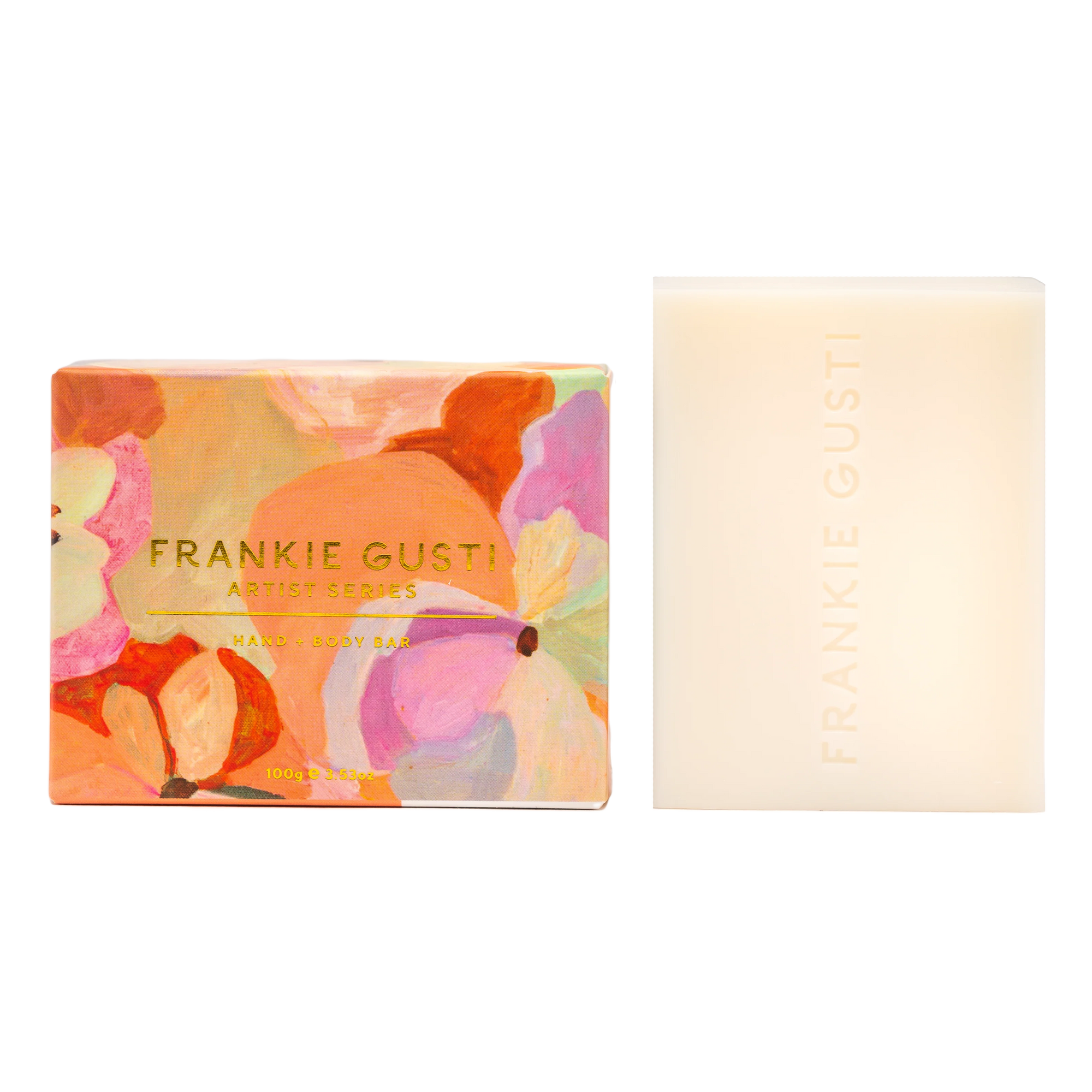 FRANKIE GUSTI HAND + BODY BAR: SWEET PEA + LYCHEE