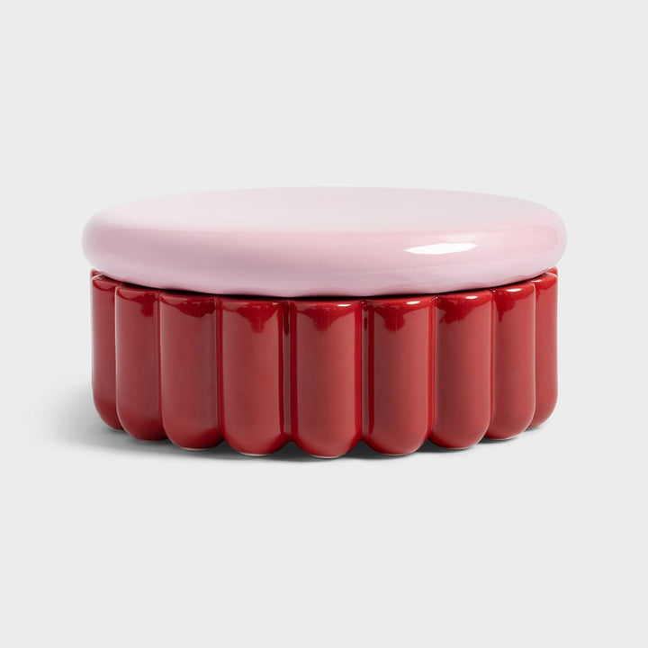 KLEVERING CHARLO JAR: BURGUNDY