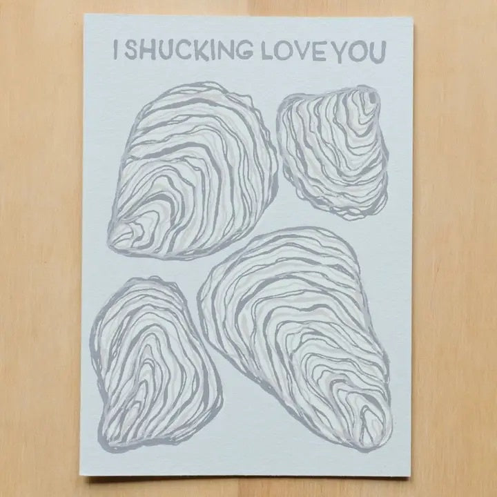 ALPHABET STUDIOS OYSTER LOVE CARD