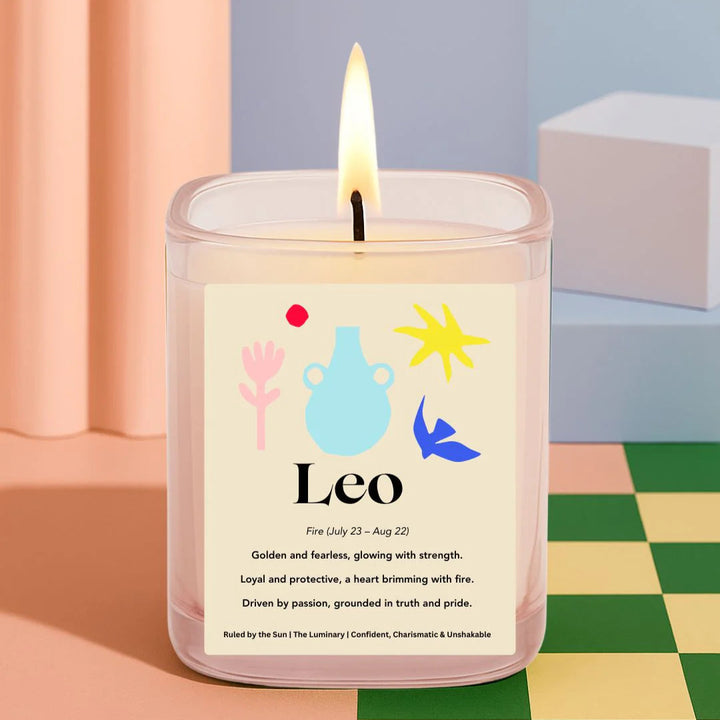 DAMSELFLY LUXE ZODIAC CANDLE: LEO