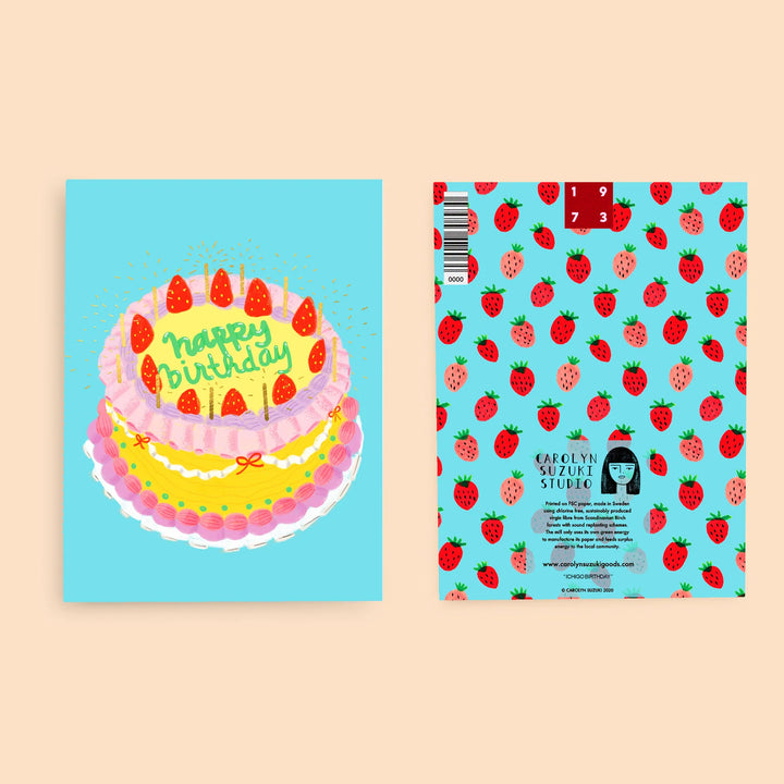 CAROLYN SUZUKI ICHIGO BIRTHDAY CARD