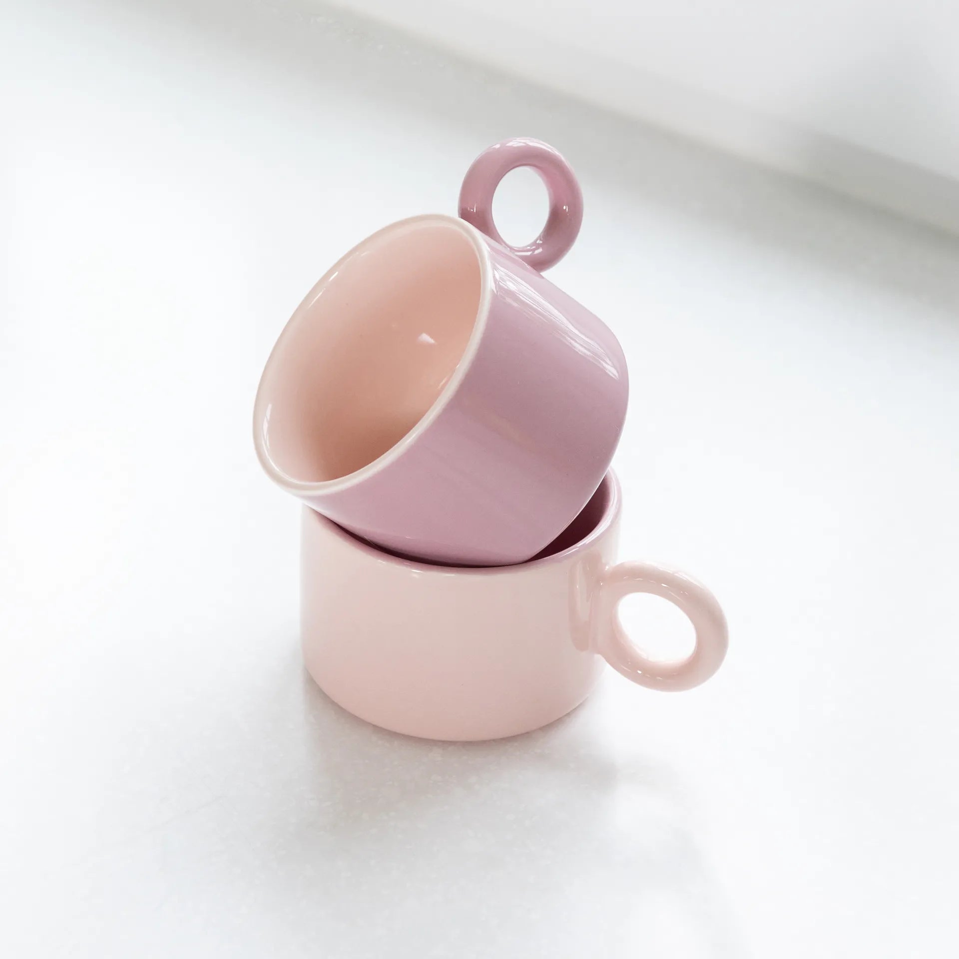 KLEVERING CHIQUITO MUG 2PC SET: PINK