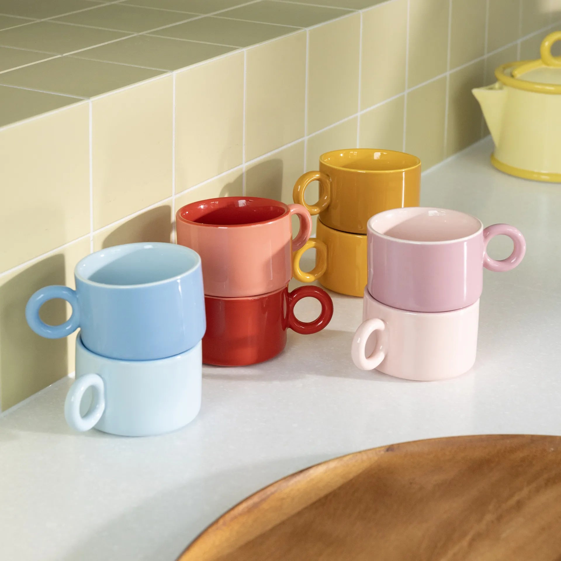 KLEVERING CHIQUITO MUG 2PC SET: BLUE