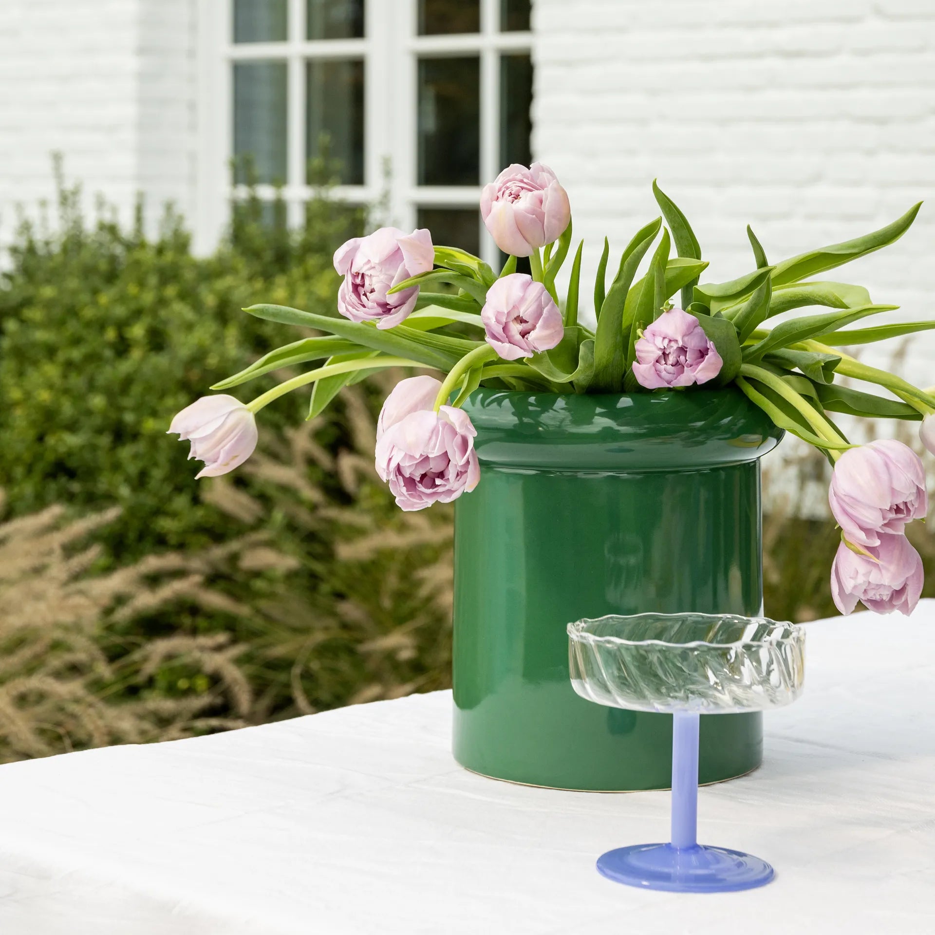 KLEVERING TURBAN VASE: GREEN