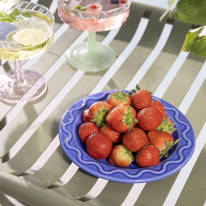 KLEVERING MOCHI PLATE 2PC SET: BLUE / SML