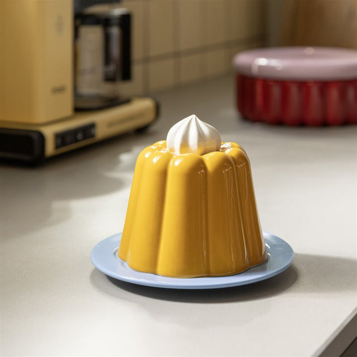 KLEVERING PUDDING CLOCHE: YELLOW