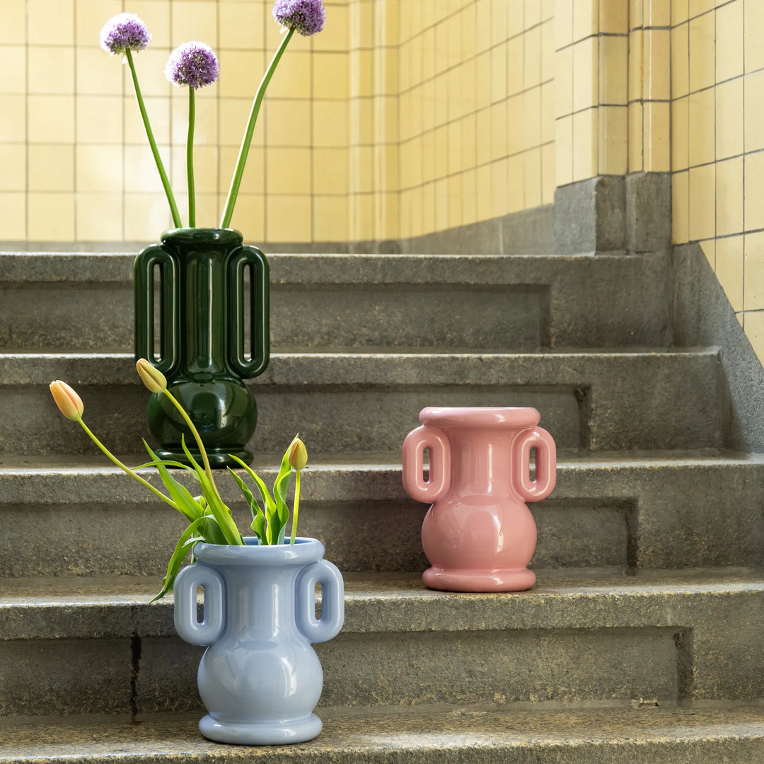 KLEVERING AMFORA SMALL VASE: PINK