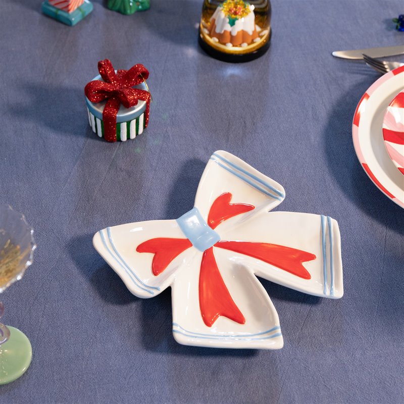 KLEVERING RIBBON PLATE: OFF-WHITE