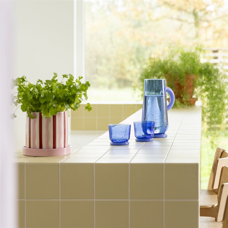KLEVERING DEW CARAFE: BLUE