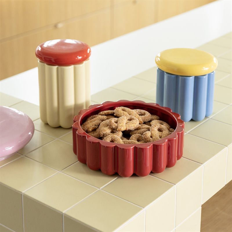 KLEVERING CHARLO JAR: BURGUNDY