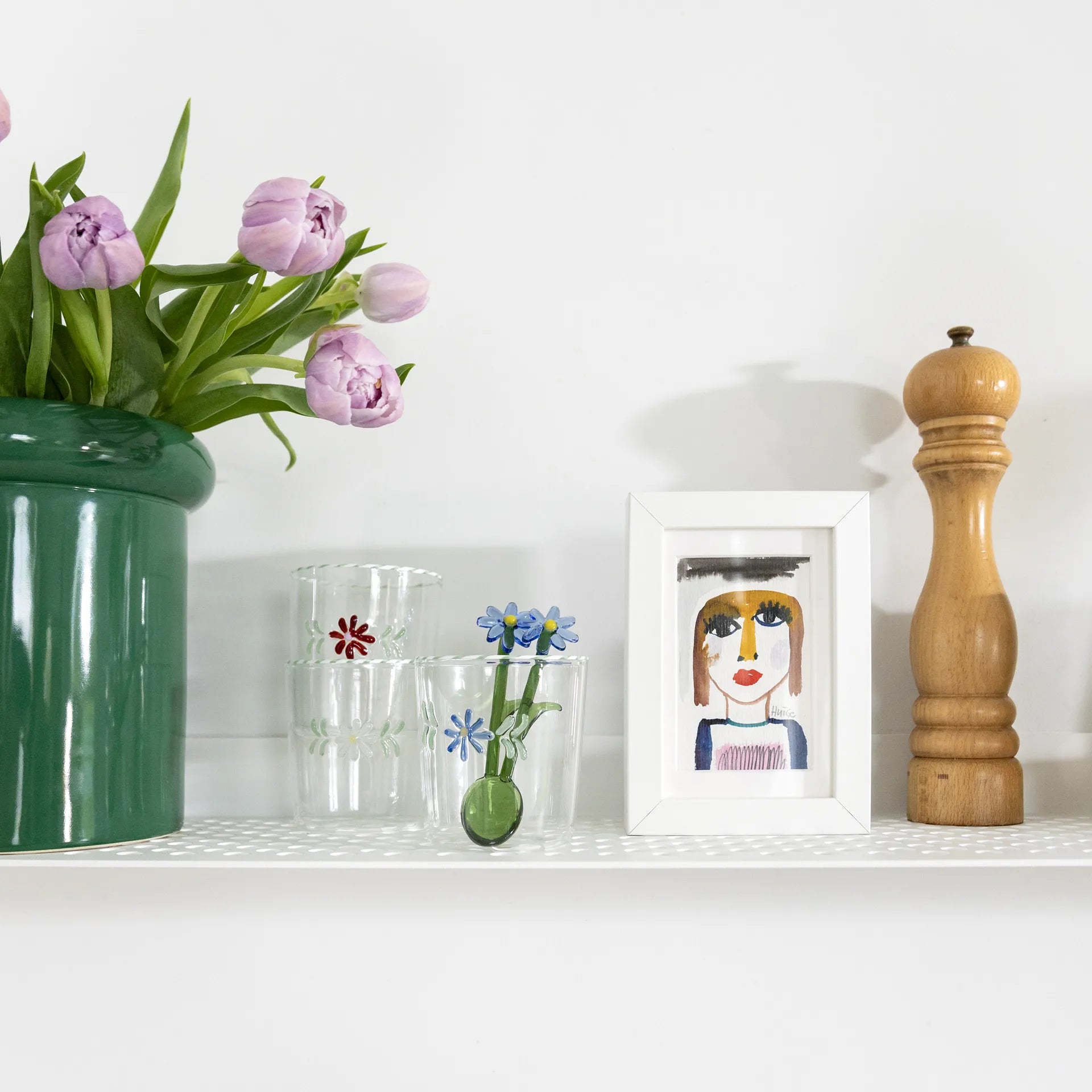 KLEVERING TURBAN VASE: GREEN