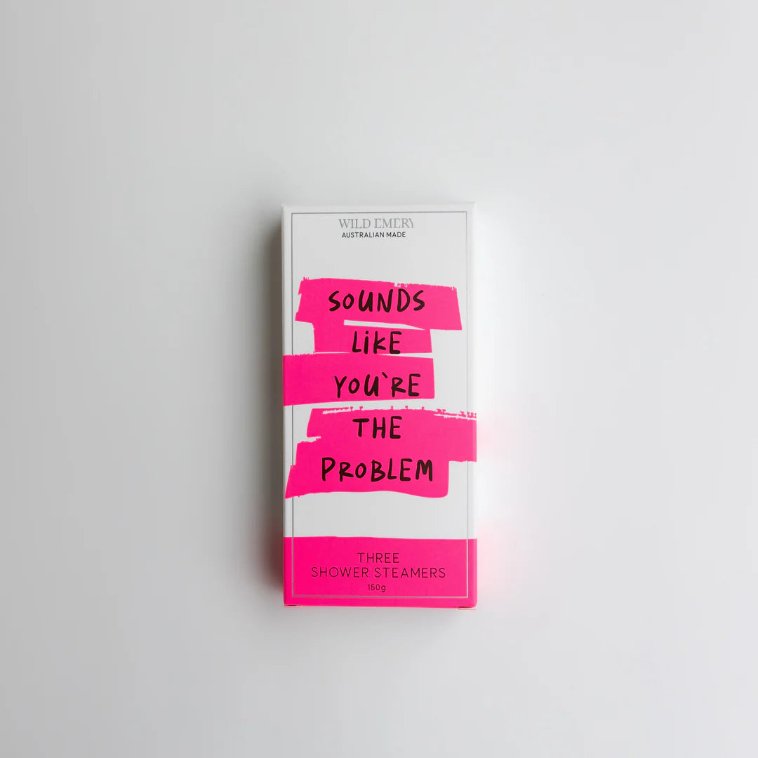 WILD EMERY CHEEKY NEON SHOWER STEAMER 3PACK: SOUNDS LIKE YOU'RE THE PROBLEM