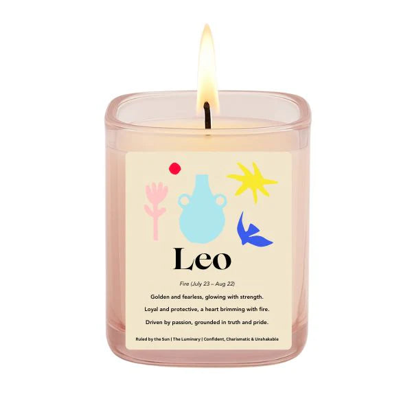DAMSELFLY LUXE ZODIAC CANDLE: LEO
